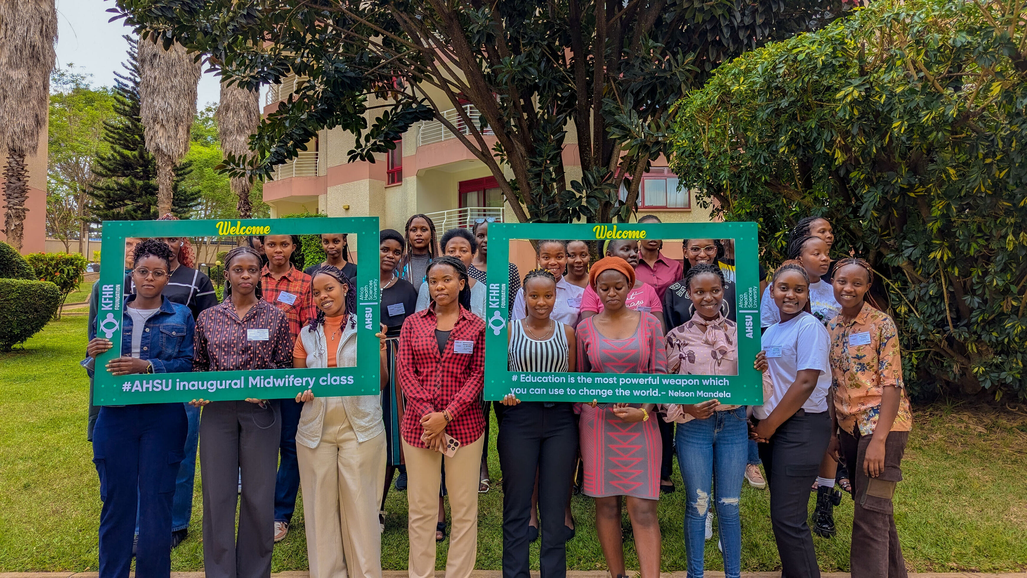 AHSU inaugural Midwifery class on campus